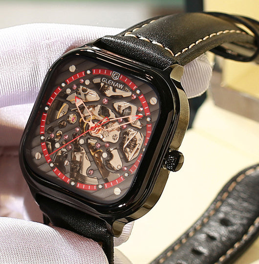 Reloj Mecánico Automático con Esfera Transparente - Image 16