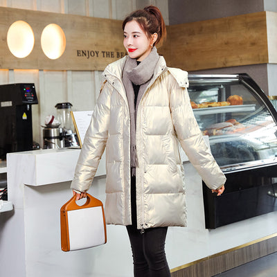 Chaqueta Acolchada Suelta de Algodón Talla Grande Estilo Coreano - Image 9