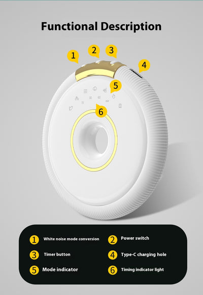 Altavoz Bluetooth de Conducción Ósea Mini - Ruido Blanco para Dormir - Image 8