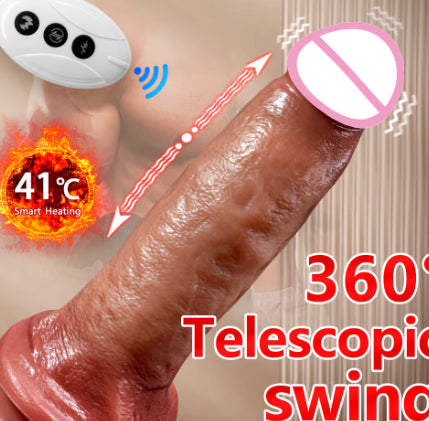 Dildo de Silicona Líquida Ultra Suave con Movimiento de Empuje Realista - Image 2