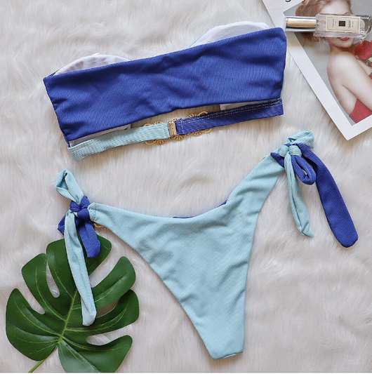 Bikini Deportivo de Cristal con Almohadillas Desmontables y Cierre Ajustable - Image 21