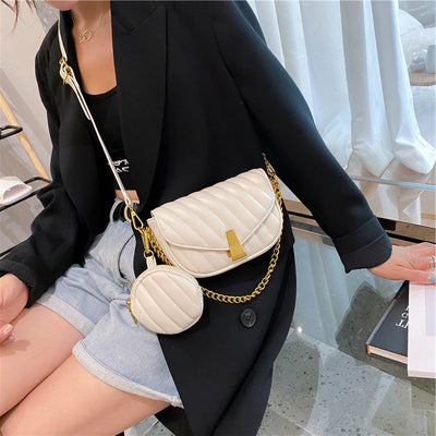 Bolso Bandolera Coreano de Hombro Ancho con Correa Ajustable - Image 12