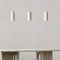 Lámpara Colgante Minimalista Tubo Ciruela - Diseño Moderno para Comedor y Sala