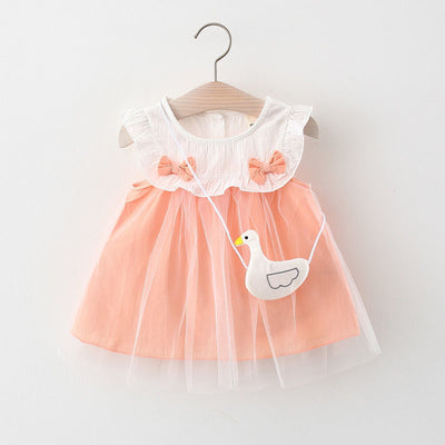 Vestido Infantil Niña Verano Sin Mangas Estampado - Image 4