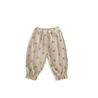 Pantalones Largos Elásticos con Estampado Waffle y Ajuste en Tobillo - Image 5