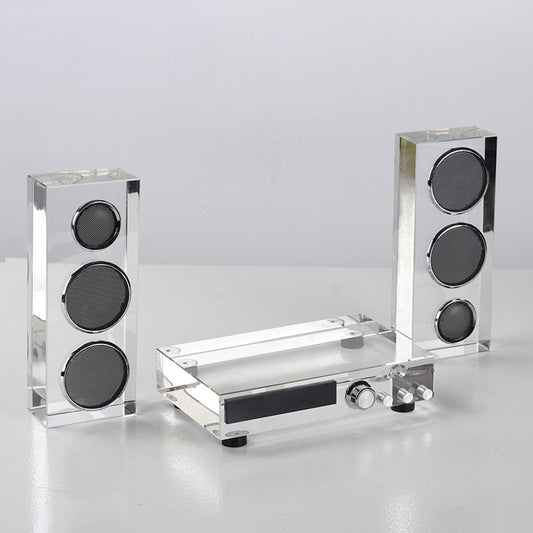 Lámpara Decorativa de Cristal Tema Música - Luz LED Luxury para Escritorio - Image 2