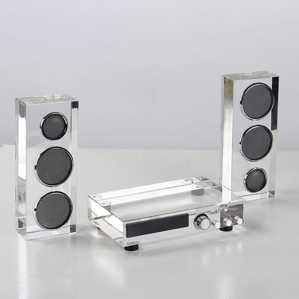 Lámpara Decorativa de Cristal Tema Música - Luz LED Luxury para Escritorio