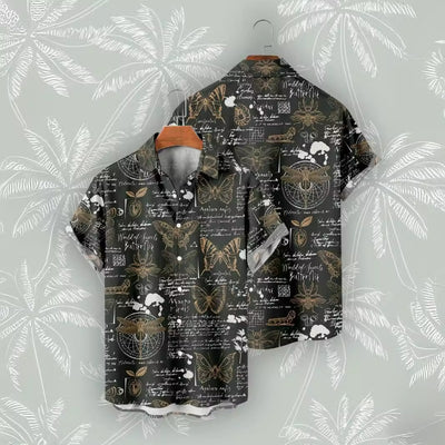 Camisa Vintage Playa Hombre Estampado Digital 3D - Image 23