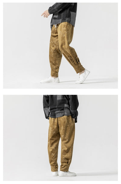 Pantalones de Chándal Gruesos Talla Grande Estilo Hanfu Mejorado - Image 18