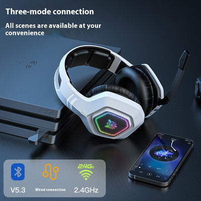 Auriculares Gaming Inalámbricos Bluetooth con RGB Luminoso - Image 2