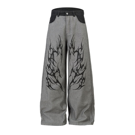 Pantalones Vaqueros Anchos Estilo Americano para Hombre - Image 9