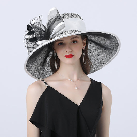 Sombrero de Ala Ancha para Mujer - Tela Satinada Transpirable y Cómodo - Image 2