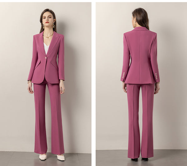 Traje Primavera Rojo Rosa para Mujer - Image 4