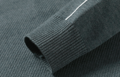 Suéter Falsa Dos Piezas con Cuello Acolchado para Hombre - Image 9