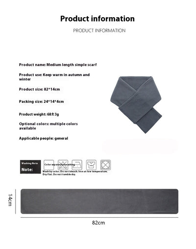 Bufanda Térmica de Polar Fleece - Diseño Minimalista para Hombre - Image 12