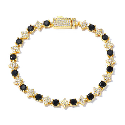 Pulsera de Tenis para Hombre con Circones Estrella de 6mm - Image 5