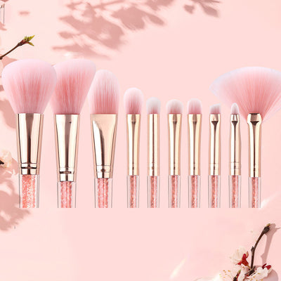 Set de Brochas para Maquillaje Flower Dance - Brocha Nariz y Sombras - Image 11