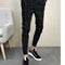Pantalones Casuales Cuadros Hombre Estilo Coreano Slim Harem Ajustados Moda Trendy
