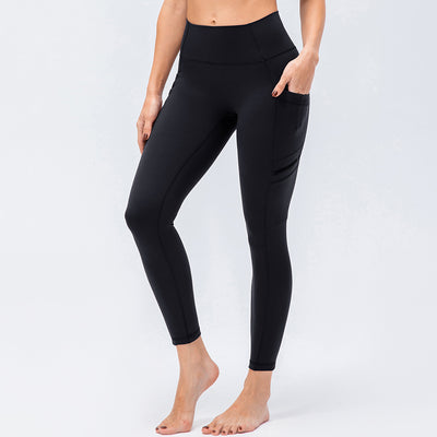 Pantalones de Sudadera Ajustados de Cintura Alta con Bolsillos Laterales - Image 3