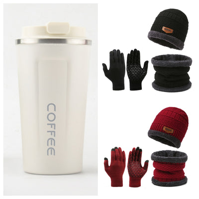 Conjunto Invernal 3 en 1: Bufanda, Guantes y Gorro de Lana Térmica - Image 24