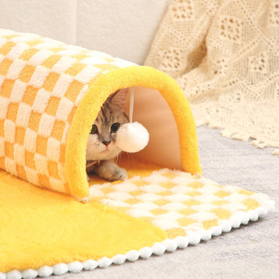 Cama Túnel 2 en 1 para Perros y Gatos - Diseño Abanico Acogedor - Image 11