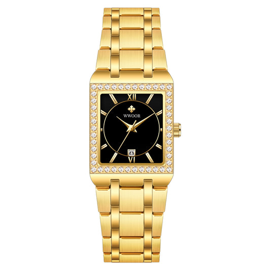 Reloj Mujer Acero Inoxidable Resistente al Agua con Cristal Diamante - Image 13