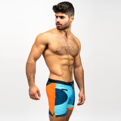 Shorts de Baño Talla Grande con Cierre y Secado Rápido - Image 8