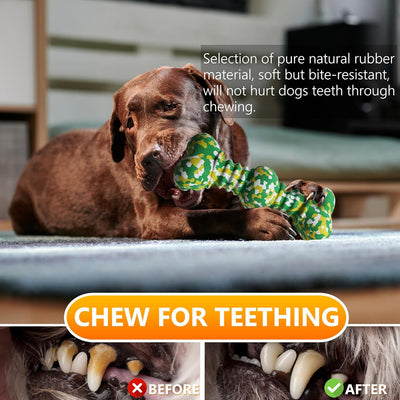 Juguete Masticable para Perros Grandes Resistente - Hueso de Goma Natural Indestructible - Image 7