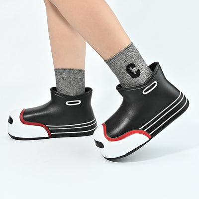 Botas de Lluvia para Mujer con Suela Gruesa y Diseño Elegante - Image 12