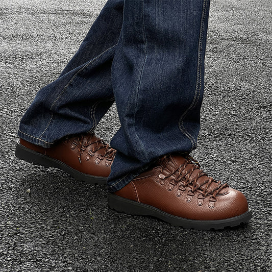 Zapatos de Cuero Británicos para Hombre - Estilo Moderno y Atrevido