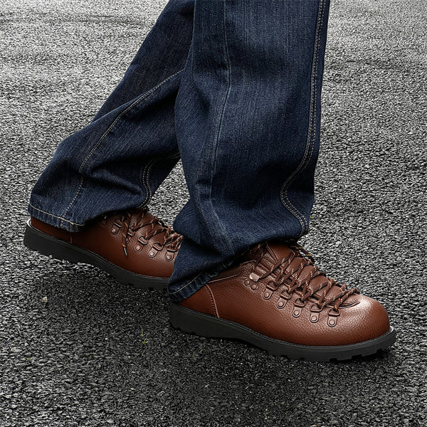 Zapatos de Cuero Británicos para Hombre - Estilo Moderno y Atrevido