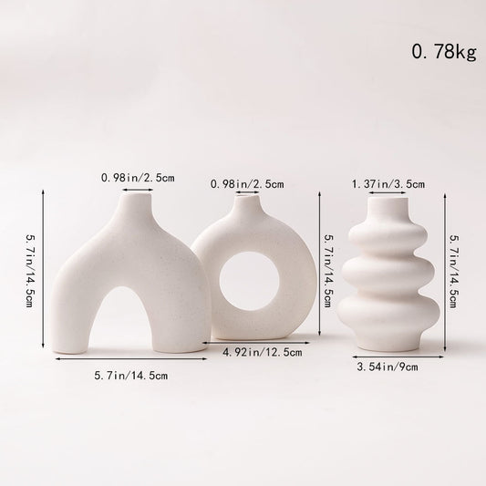 Jarrón Origami Geométrico para Decoración de Interiores