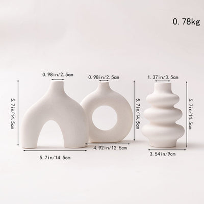 Jarrón Origami Geométrico para Decoración de Interiores