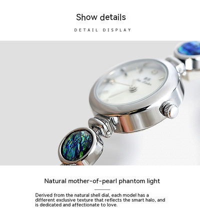 Reloj de Mujer Malachita con Piedra Rugosa - Diseño INS Colorido - Image 6