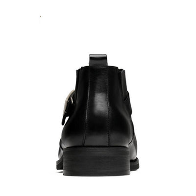 Botas Martin de Cuero para Hombre - Estilo Británico Otoño Invierno - Image 8