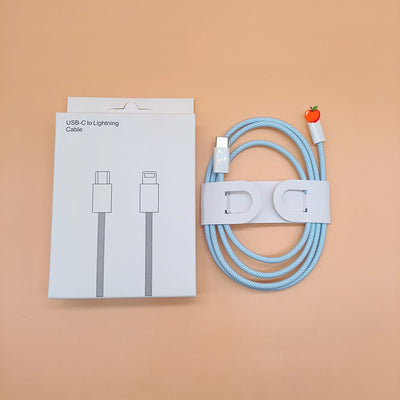 Cable de Carga Rápida PD20W Trenzado Nylon con Transferencia de Datos - Image 12