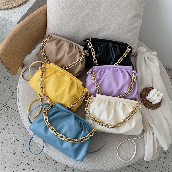 Bolsa de Hombro Cadena Gruesa Cloud - Diseño Portátil y Elegante