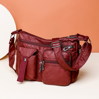 Bolso Bandolera Mujer Lavado con Gran Capacidad - Estilo Versátil - Image 4