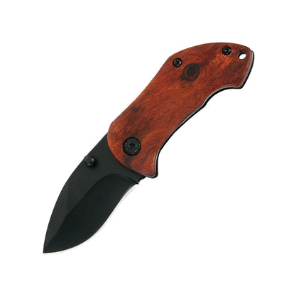 Cuchillo Plegable de Acero Inoxidable Portátil con Llavero - Image 5