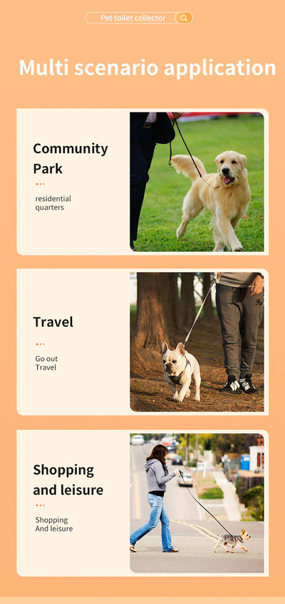 Recogedor de Desechos para Mascotas con Bolsas - Kit Completo de Limpieza Portátil - Image 9