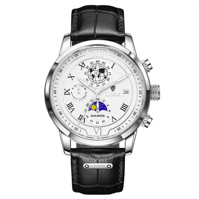 Reloj de Cuarzo para Hombre con Función Fase Lunar - Image 12