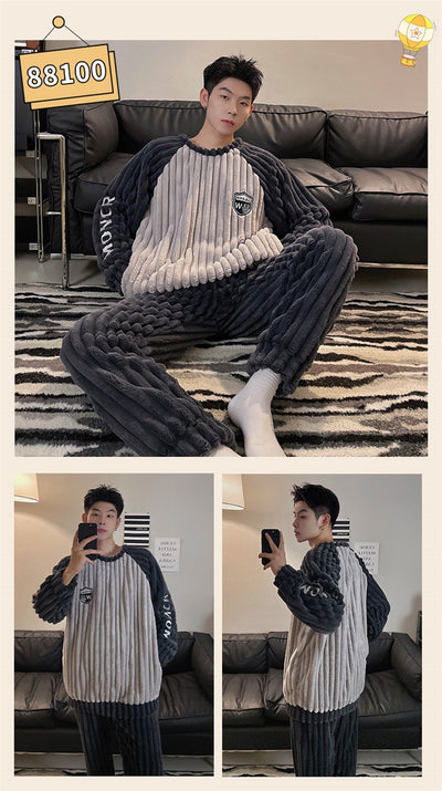 Pijama Térmico de Franela para Hombre - Conjunto Invierno Cálido y Confortable - Image 24