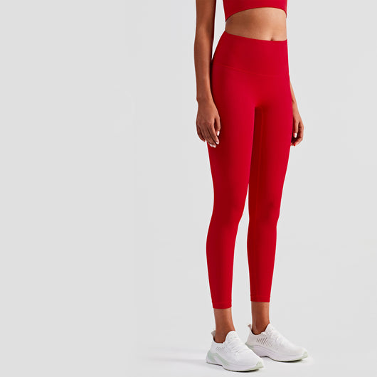 Leggings Deportivos con Bolsillos Laterales - Pantalones Yoga Fitness Durazno - Image 8