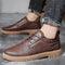 Zapatos de Trabajo Cuero Británico Otoño Invierno para Hombre