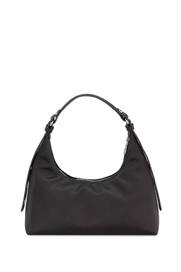 Bolso Bandolera Baguette Negro para Mujer