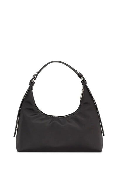 Bolso Bandolera Baguette Negro para Mujer