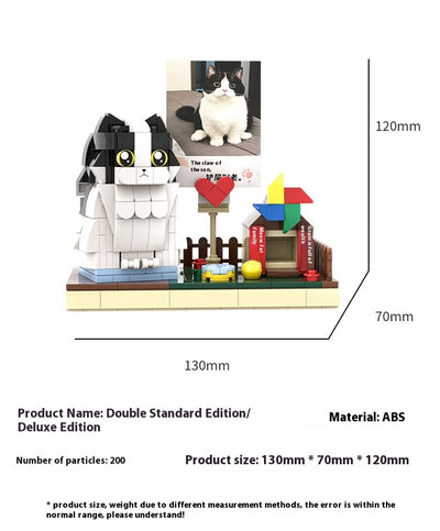 Bloques de Construcción Mascota Personalizada - Figura de Perro y Gato - Image 38