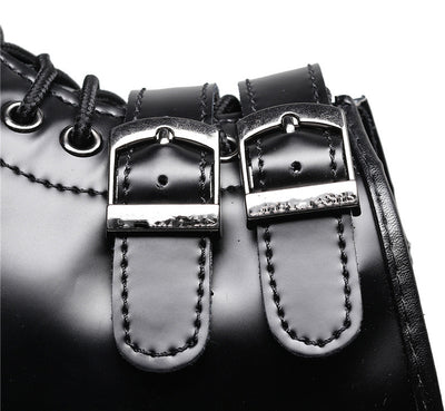 Botas Motociclistas de Cuero para Mujer Estilo Británico - Image 18