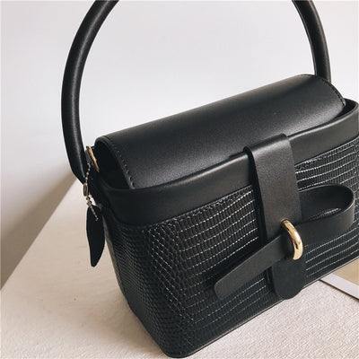 Bolso Mensajero Retro con Lazo - Canasta de Alimentos Estilo Vintage - Image 6