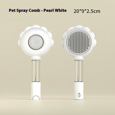 Cepillo Deslanador 2 en 1 para Perros con Spray y Botón Autolimpiable - Image 8